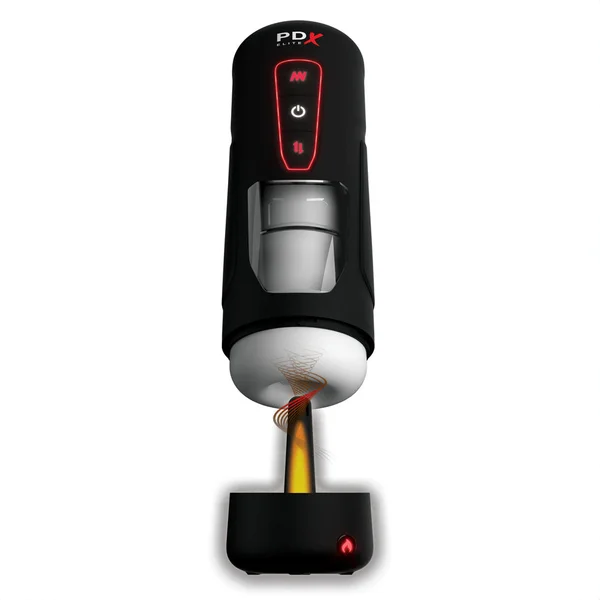 PDX Elite Milk Me Hotter - USB Rechargeable Thrusting Heating & Vibrating Auto Stroker — image 2 of 12