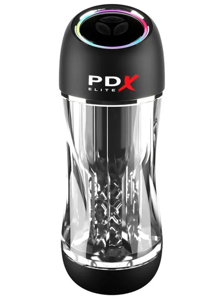 PDX Elite ViewTube Pro - Clear USB Rechargeable Auto Sucking Stroker — image 3 of 4