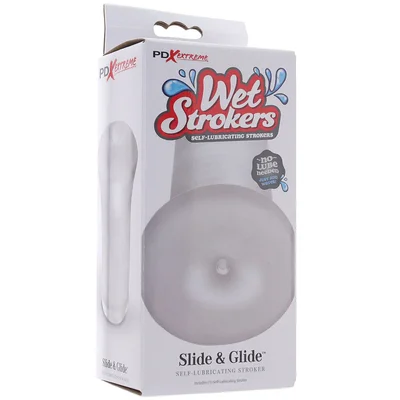 pdx extreme wet stroker slide glide clear vagina stroker