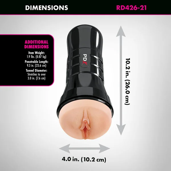 PDX Wet Pussies - Super Juicy Snatch XXL - Flesh Vagina Stroker — image 3 of 11