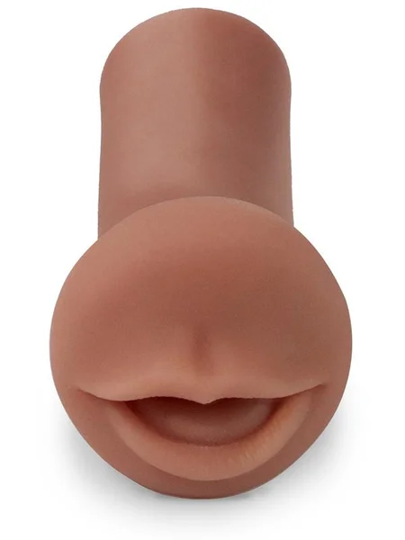Pipedream Extreme Toyz Coed Cocksucker - Brown - Brown Mouth Stroker — image 11 of 11