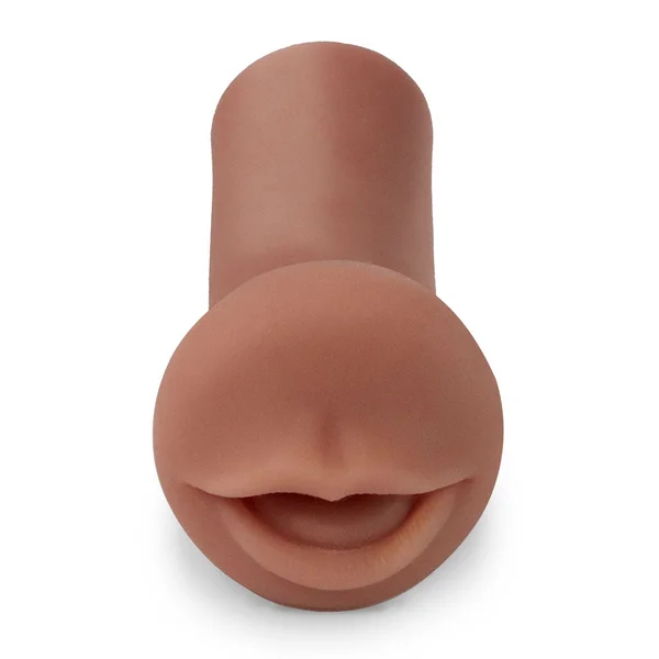 Pipedream Extreme Toyz Coed Cocksucker - Brown - Brown Mouth Stroker — image 2 of 11