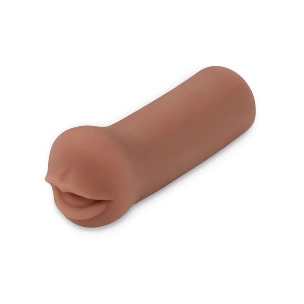 Pipedream Extreme Toyz Coed Cocksucker - Brown - Brown Mouth Stroker — image 4 of 11