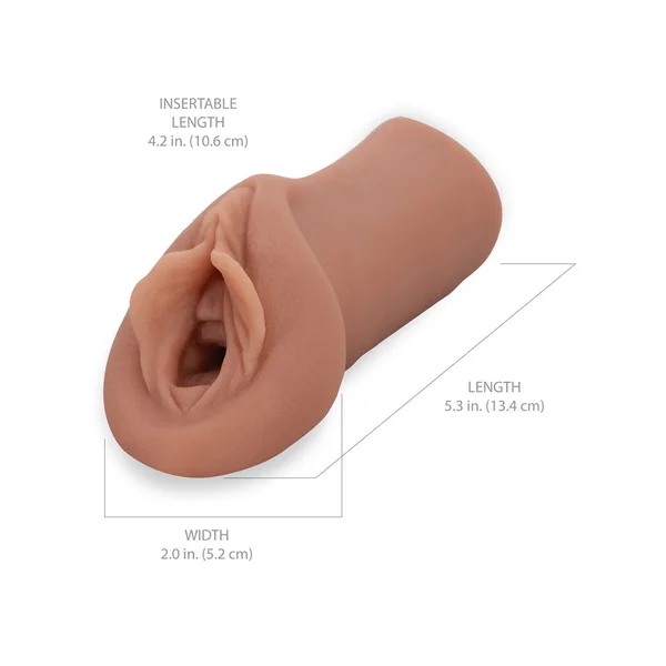 Pipedream Extreme Toyz Sorority Snatch - Brown - Brown Vagina Stroker — image 7 of 11