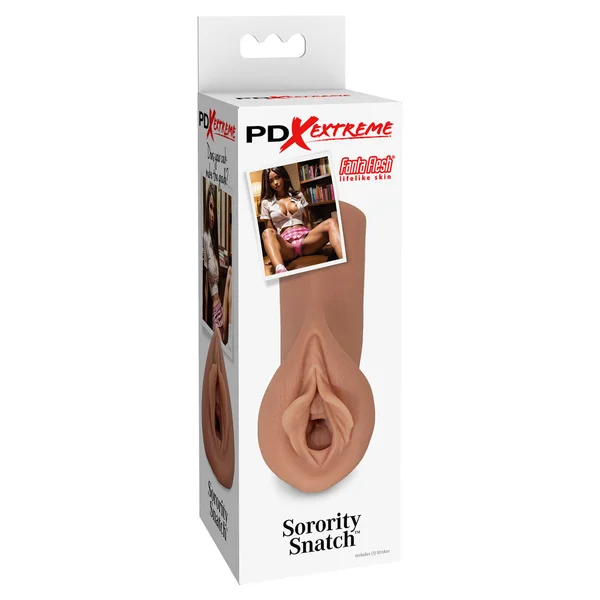 Pipedream Extreme Toyz Sorority Snatch - Brown - Brown Vagina Stroker — image 8 of 11