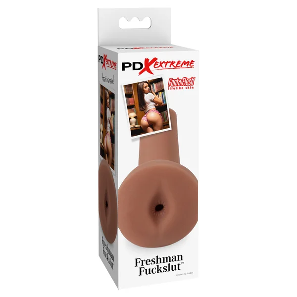 Pipedream Extreme Toyz Freshman Fuckslut - Brown - Brown Ass Stroker — image 8 of 11