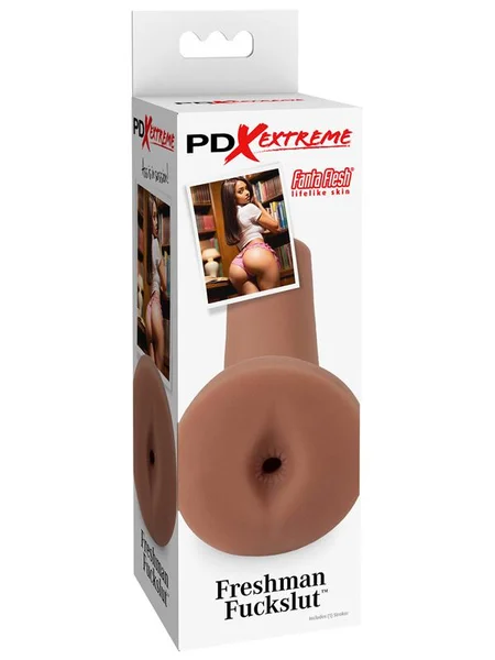 Pipedream Extreme Toyz Freshman Fuckslut - Brown - Brown Ass Stroker — image 11 of 11