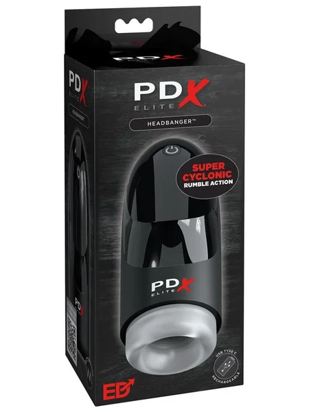 PDX Elite Hydrogasm - USB Rechargeable Rumbling Masturbator — image 2 of 4