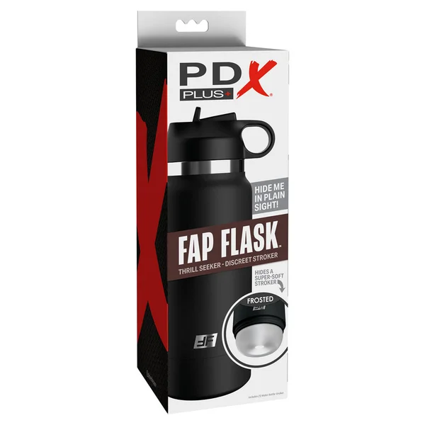 PDX Plus Fap Flask - Thrill Seeker - Frosted Discreet Stroker — image 7 of 10