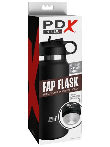 PDX Plus Fap Flask - Thrill Seeker - Frosted Discreet Stroker — image 9 of 10