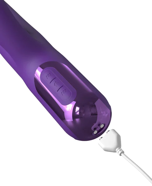 Fantasy For Her Super SoniX Thruster - Purple USB Rechargeable Thrusting Rabbit Vibrator — image 10 of 12