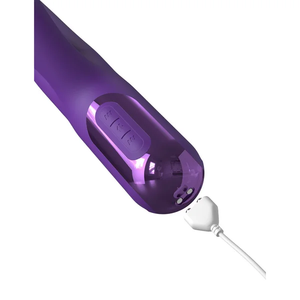 Fantasy For Her Super SoniX Thruster - Purple USB Rechargeable Thrusting Rabbit Vibrator — image 6 of 12