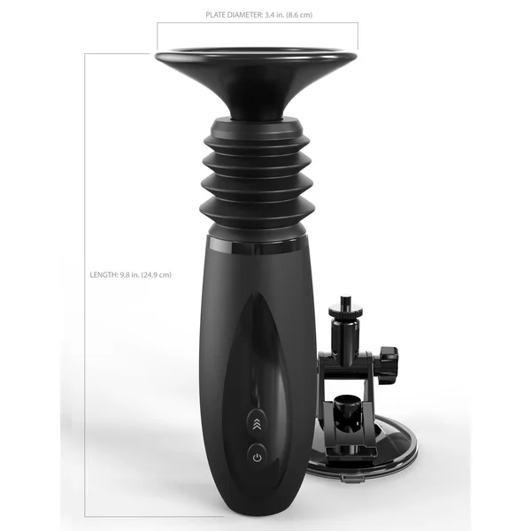 Fetish Fantasy Series Body Dock Handheld - USB Rechargeable Thrusting Machine with Suction Base — image 3 of 9