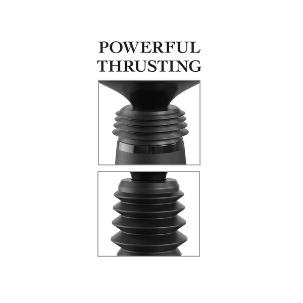 Fetish Fantasy Series Body Dock Handheld - USB Rechargeable Thrusting Machine with Suction Base — image 5 of 9
