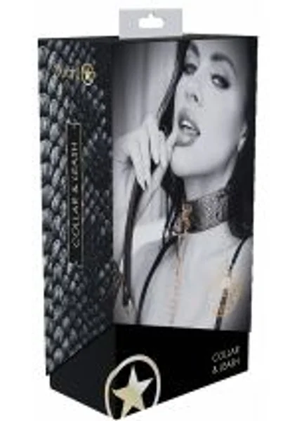 OUCH! Florence Collection - Collar with Leash - Black Restraint — image 7 of 8