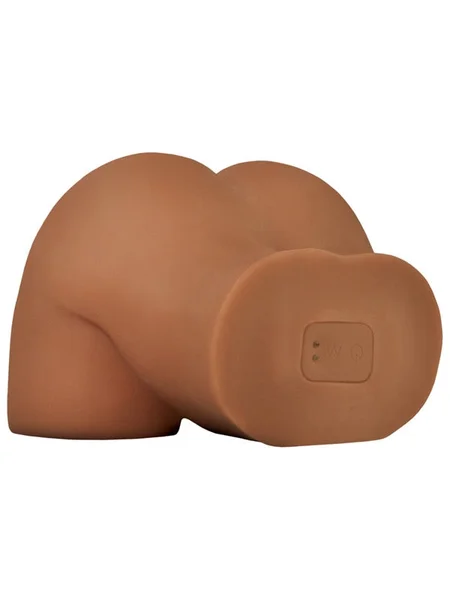 PDX Elite Shake That Ass - Brown - Brown USB Rechargeable Vibrating Mega Masturbator — image 9 of 9
