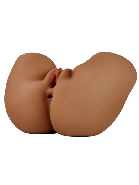 PDX Elite Shake That Ass - Brown - Brown USB Rechargeable Vibrating Mega Masturbator — image 8 of 9