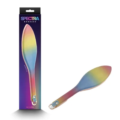 spectra bondage paddle rainbow rainbow paddle