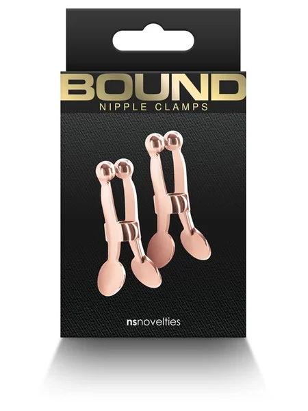 Bound Nipple Clamps - C1 - Rose Gold - Rose Gold Nipple Clamps - Set of 2 — image 4 of 4