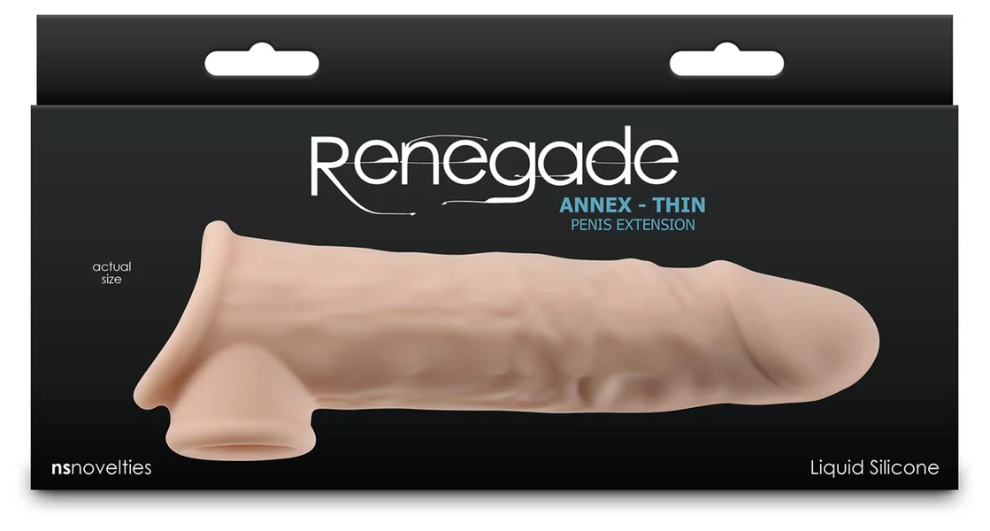 Renegade Annex - Thin - Flesh - Flesh 19.4 cm Penis Extender Sleeve — image 4 of 4