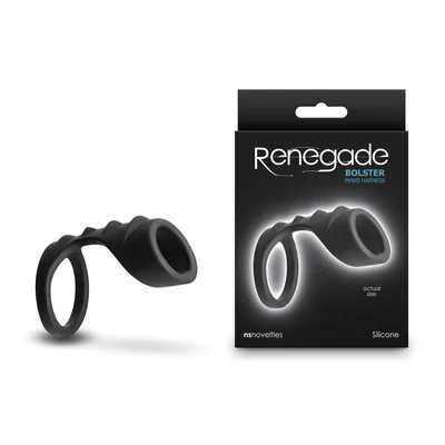 renegade bolster black black penis harness