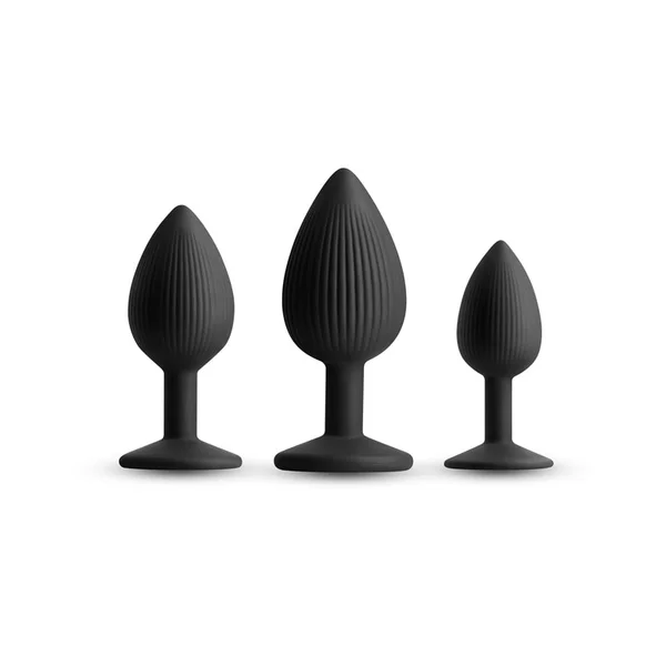 Renegade Triple Ace Kit - Black - Black Butt Plugs - Set of 3 Sizes — image 3 of 7