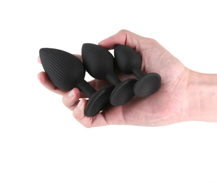 Renegade Triple Ace Kit - Black - Black Butt Plugs - Set of 3 Sizes — image 6 of 7