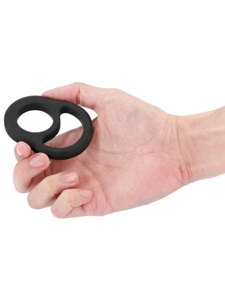 Renegade Cradle - Black - Black Cock & Balls Ring — image 4 of 4