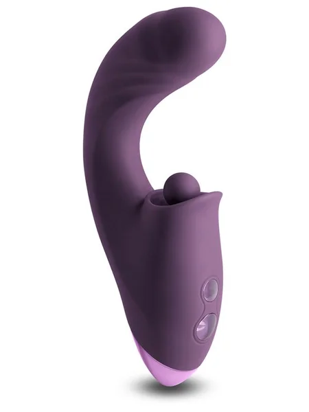 INYA Caprice - Purple - Purple 17.7 cm USB Rechargeable Vibrator with Clitoral Thumper — image 2 of 4