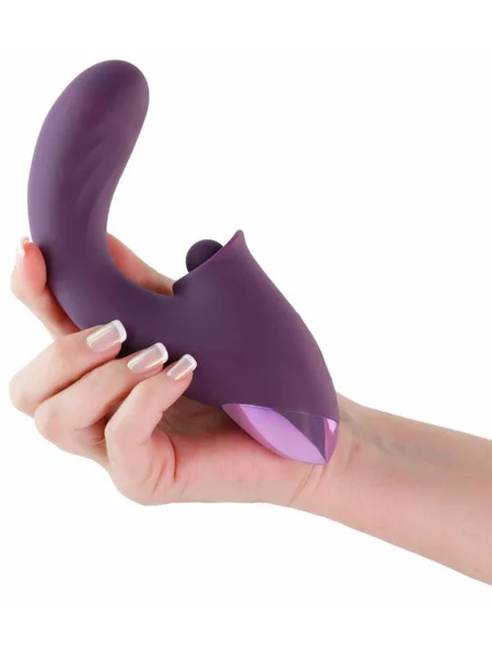 INYA Caprice - Purple - Purple 17.7 cm USB Rechargeable Vibrator with Clitoral Thumper — image 4 of 4