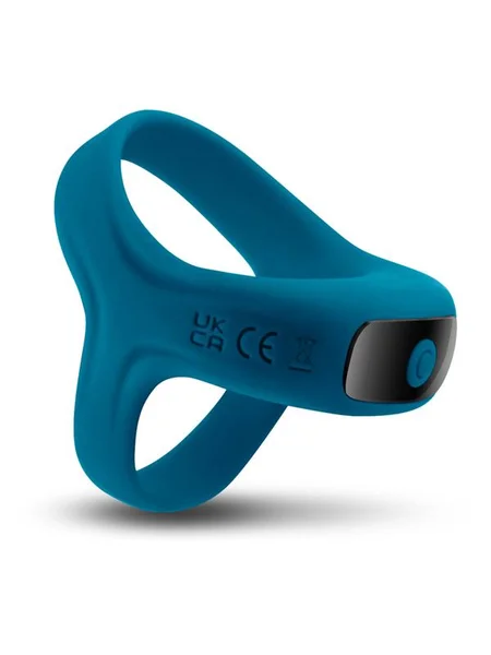 Renegade Emperor - Teal - Teal USB Rechargeable Vibrating Cock & Ball Rings — image 3 of 4