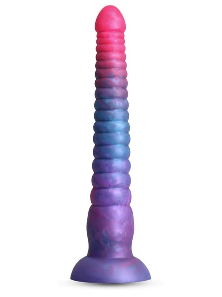 Colours Stacked - 9'' Dildo - Pink/Blue - Pink/Blue 23 cm Fantasy Dildo — image 3 of 3