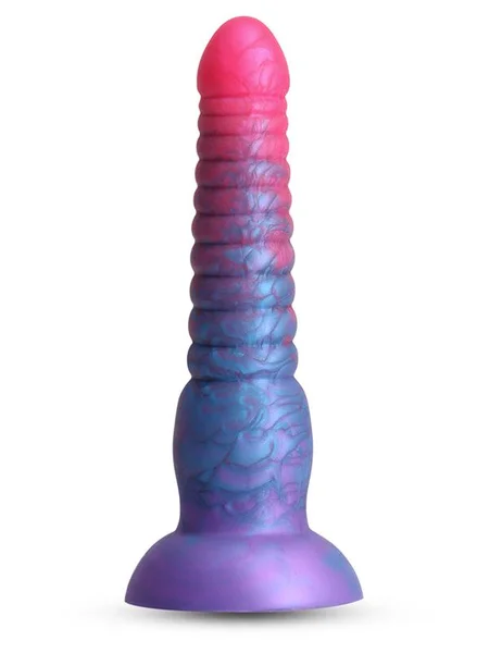 Colours Stacked - 6'' Dildo - Pink/Blue - Pink/Blue 16 cm Fantasy Dildo — image 3 of 4