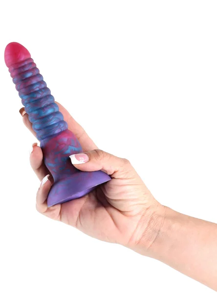 Colours Stacked - 6'' Dildo - Pink/Blue - Pink/Blue 16 cm Fantasy Dildo — image 2 of 4