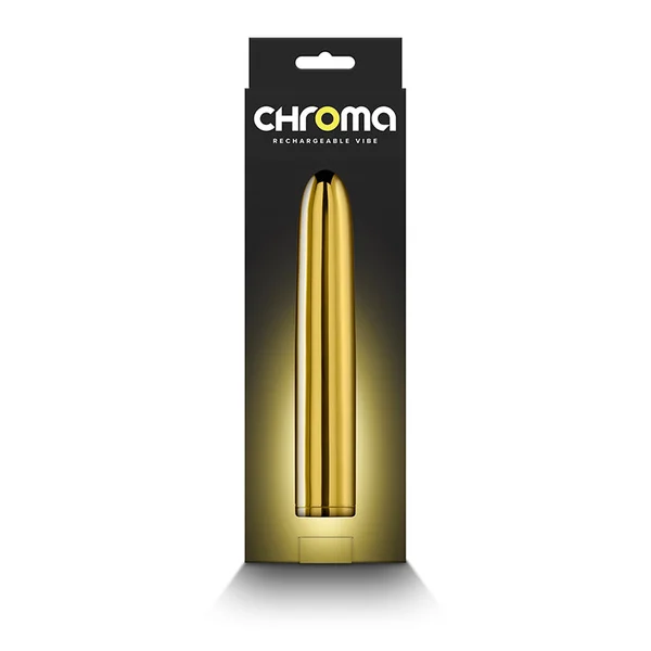 Chroma - Gold - Gold 17 cm USB Rechargeable Vibrator — image 5 of 8