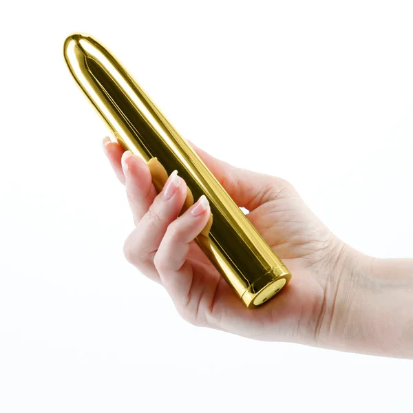 Chroma - Gold - Gold 17 cm USB Rechargeable Vibrator — image 2 of 8