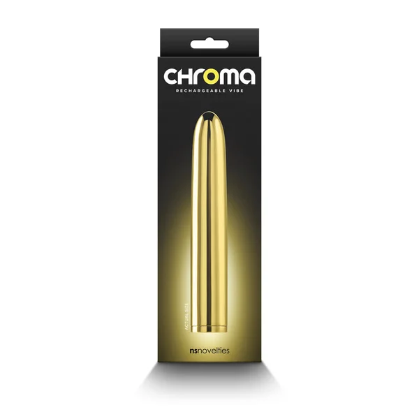 Chroma - Gold - Gold 17 cm USB Rechargeable Vibrator — image 4 of 8