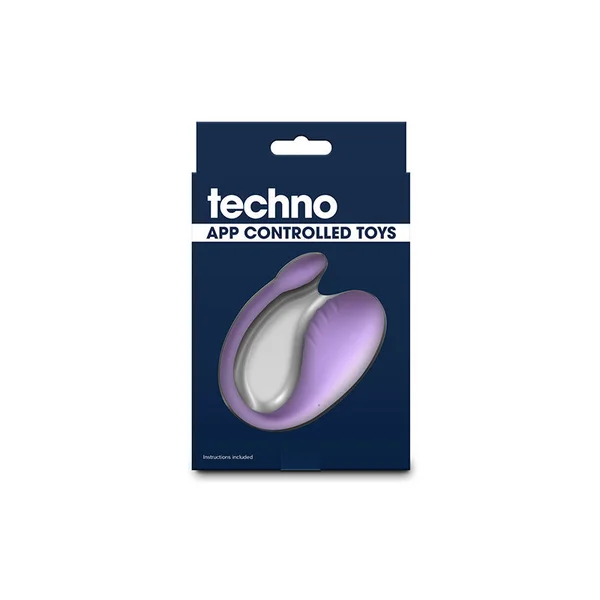 Techno - Rave - Purple - Purple USB Rechargeable Vibrator with App Control — image 5 of 8