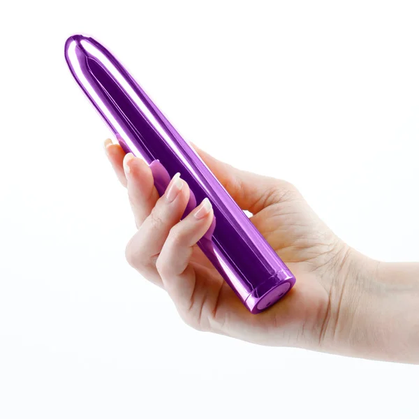 Chroma - Purple - Metallic Purple 17 cm USB Rechargeable Vibrator — image 2 of 8