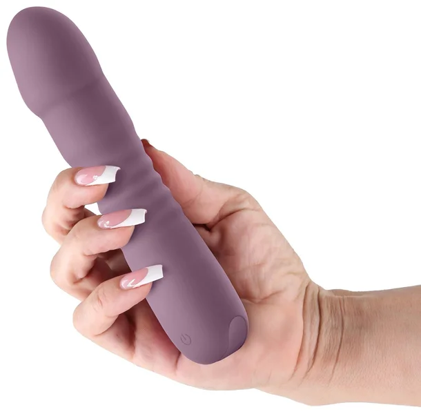 Lust-n-Dreams - Poise - Mauve - Purple 17.3 cm USB Rechargeable Thrusting Vibrator — image 6 of 8