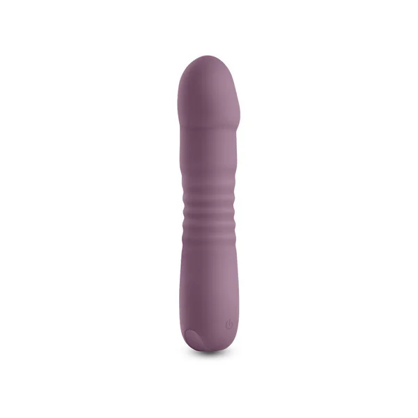 Lust-n-Dreams - Poise - Mauve - Purple 17.3 cm USB Rechargeable Thrusting Vibrator — image 3 of 8
