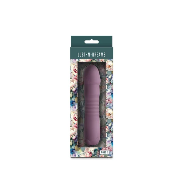 Lust-n-Dreams - Poise - Mauve - Purple 17.3 cm USB Rechargeable Thrusting Vibrator — image 4 of 8