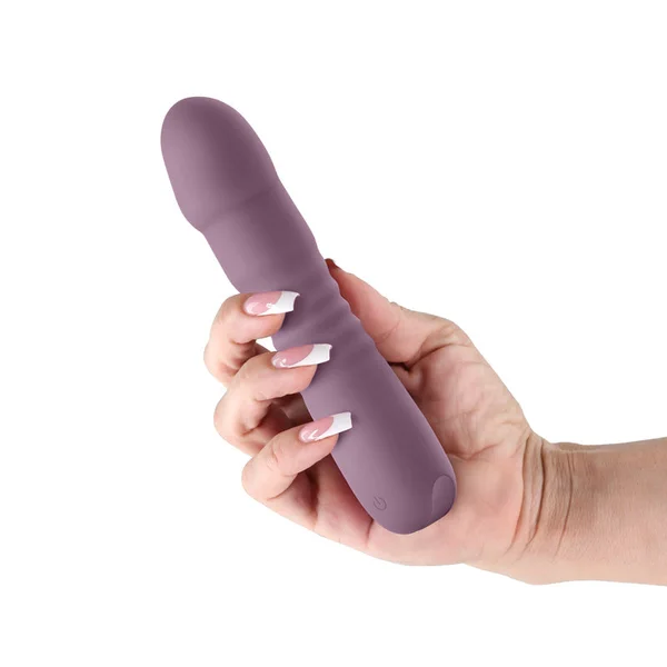 Lust-n-Dreams - Poise - Mauve - Purple 17.3 cm USB Rechargeable Thrusting Vibrator — image 2 of 8