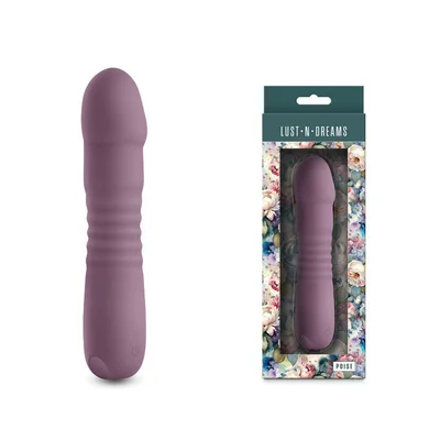 lust n dreams poise mauve purple 173 cm usb rechargeable thrusting vibrator