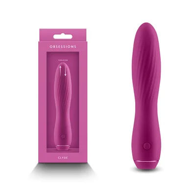 obsessions clyde dark pink dark pink 172 cm usb rechargeable vibrator