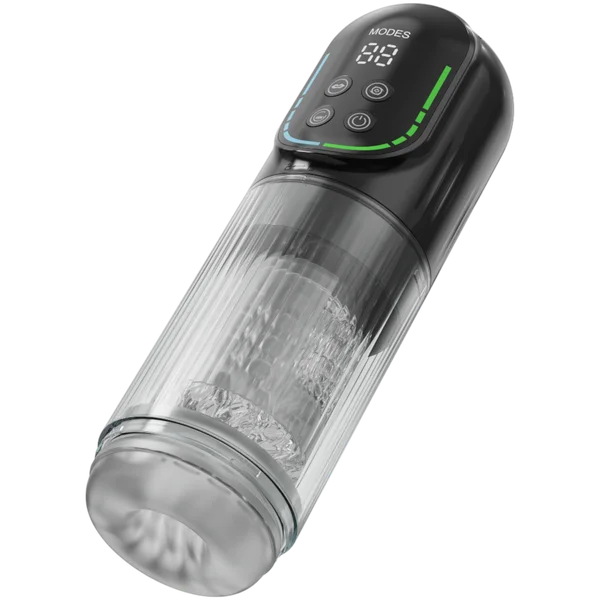 8-in-1 Automatic Male Masturbator with 7 Modes of Thrusting, Rotation, Vibration, Suction, Waterproof, Ice Fire Spa Pocket Electric Penis Pump for Men Auto Penis Stroker — image 2 of 4