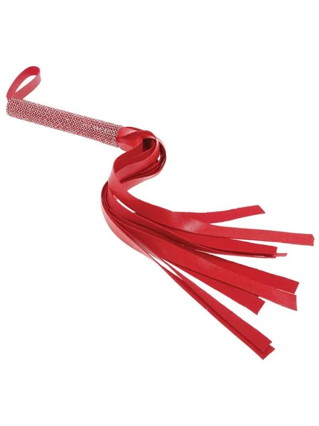 Sex & Mischief Amor Sparkle Flogger - Red 33 cm Flogger Whip — image 4 of 4