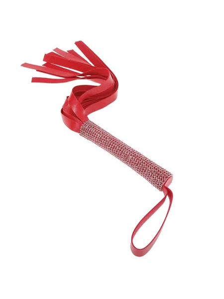 Sex & Mischief Amor Sparkle Flogger - Red 33 cm Flogger Whip — image 2 of 4