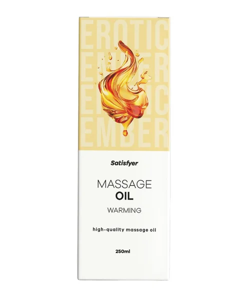 Satisfyer Massage Oil 250 ml Warming - Unscented Warming Massage Oil - 250 ml Bottle — image 5 of 5