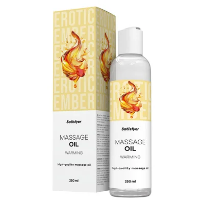 satisfyer massage oil 250 ml warming unscented warming massage oil 250 ml bottle